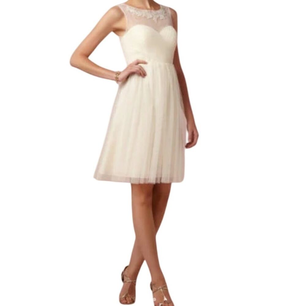BHLDB Chloe Dress by Jenny Yoo 6 Ivory Tulle Lace Wedding Formal Romantic Glam